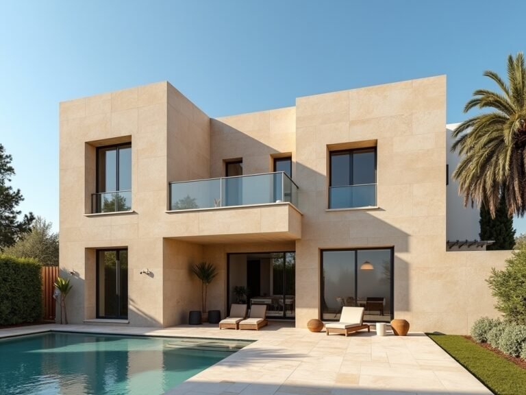 Travertine exterior project