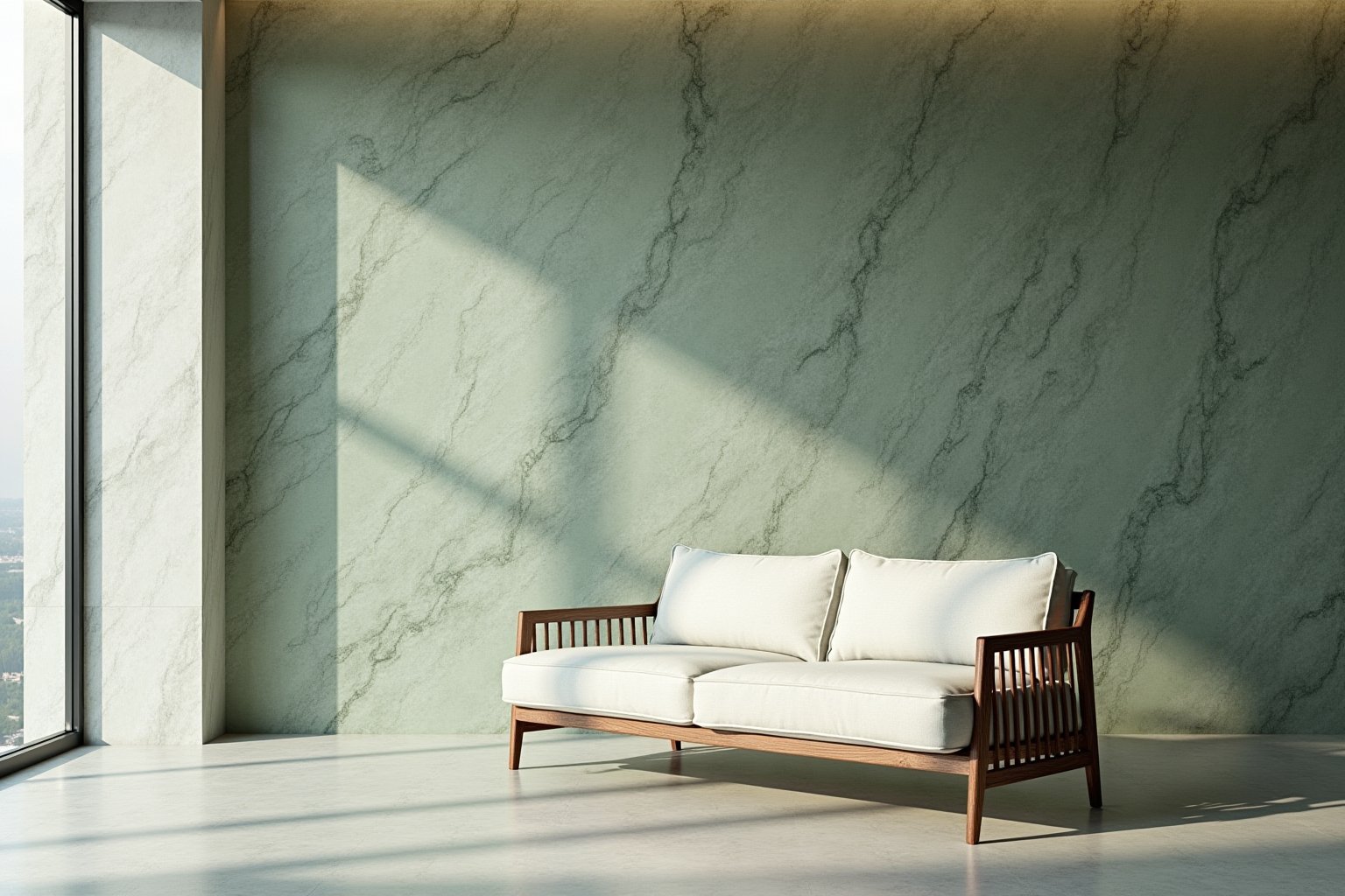 Green Limra decorative wall panels